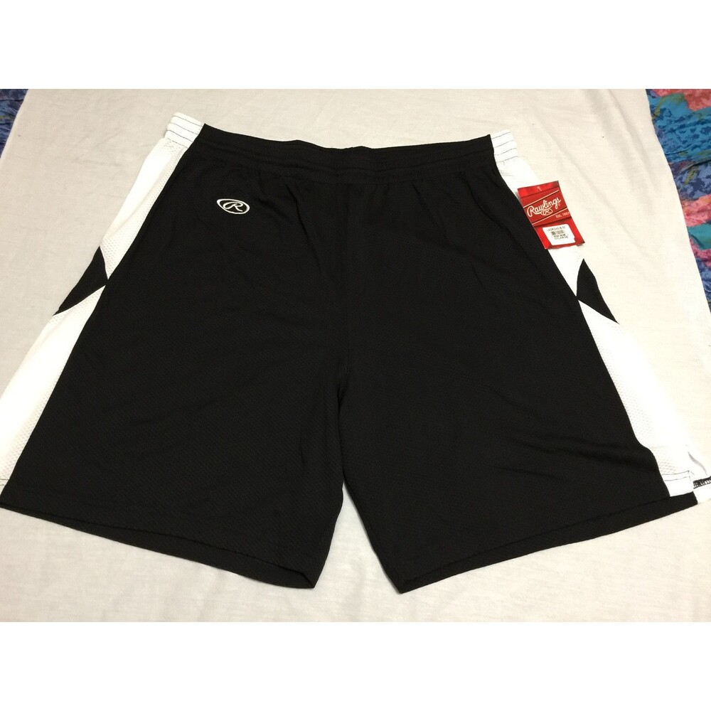 NWT RAWLINGS MENS ATHLETIC BASKETBALL SHORTS SIZE 2XL